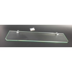 Półka łazienkowa szklana 50 cm ANDEX Classic 051/50/CC chrom
