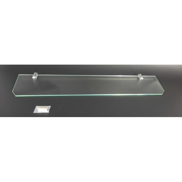 Półka łazienkowa szklana 60cm ANDEX Classic 051/60/CC chrom
