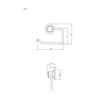 Uchwyt na papier toaletowy ANDEX Classic 013CC chrom