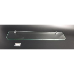 Półka łazienkowa szklana 70 cm ANDEX Classic 051/70/CC chrom