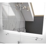 Półka łazienkowa szklana 70cm ANDEX Classic 051/70/CC chrom