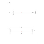 Wieszak rurka ANDEX Technic 301NG stal nierdzewna czarny
