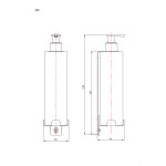 Uchwyt-dozownik mydła w płynie samoprzylepny 300ml ANDEX Technic 386SG stal nierdzewna polerowana