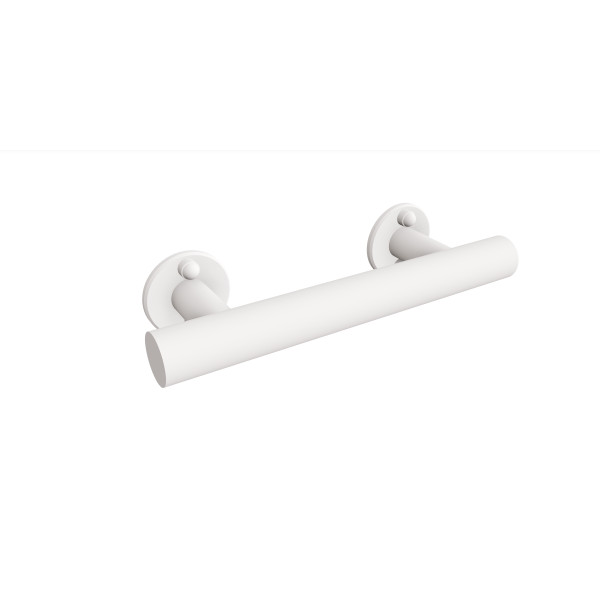 Uchwyt prosty prysznicowy 27cm Ø32 ANDEX Bez Barier 843/270/B stal nierdzewna biały