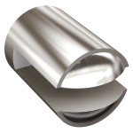 Uchwyt półki szklanej (szkło 6mm) ANDEX 061/6/CC chrom