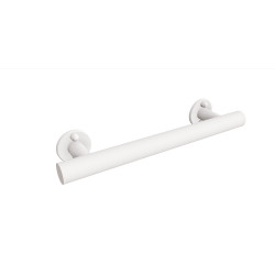 Uchwyt prosty prysznicowy 37cm Ø32 ANDEX Bez Barier 843/370/B stal nierdzewna biały
