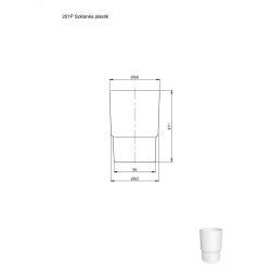 Szklanka plastik ANDEX 201P
