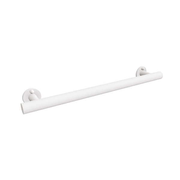 Uchwyt prosty prysznicowy 57cm Ø32 ANDEX Bez Barier 843/570/B stal nierdzewna biały