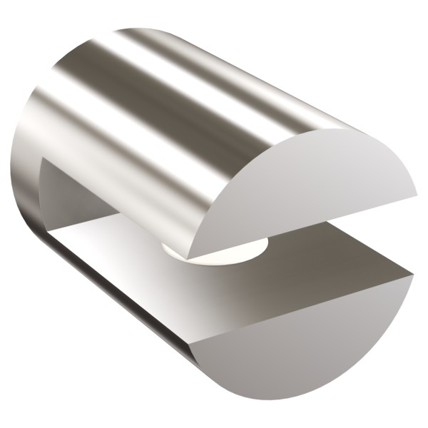 Uchwyt do półki szklanej (szkło 6mm) ANDEX Sanibella 550CC chrom