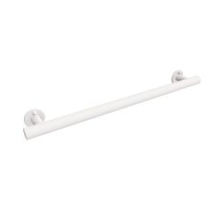 Uchwyt prosty prysznicowy 67cm Ø32 ANDEX Bez Barier 843/670B stal nierdzewna biały