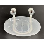 Mydelniczka ANDEX Classic 015BC biały/chrom