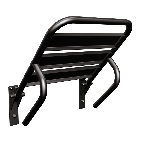 Siedzisko (krzesełko) prysznicowe metalowe składane ANDEX Bez Barier 836NG stal nierdzewna czarny