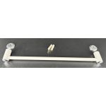 Wieszak rurka 50cm ANDEX Classic 002/50/BC biały/chrom