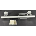 Uchwyt prosty z mydelniczką 40cm ANDEX Classic 060ST satyna
