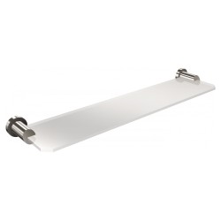 Półka łazienkowa szklana długość 50cm ANDEX Novel 900SG stal nierdzewna polerowana