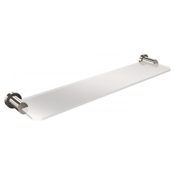 Półka łazienkowa szklana długość 50cm ANDEX Novel 900SG stal nierdzewna polerowana