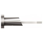 Półka łazienkowa szklana długość 50cm ANDEX Novel 900SG stal nierdzewna polerowana