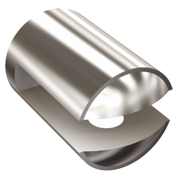 Uchwyt półki szklanej (szkło 8mm) ANDEX 061/8/CC chrom