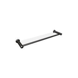 Półka łazienkowa szklana 60 cm ANDEX Classic 001/60/NG czarna