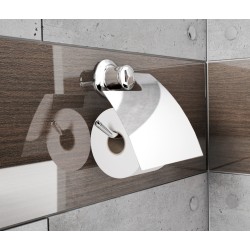 Uchwyt na papier toaletowy z osłonką ANDEX Classic 031CC chrom