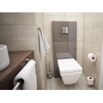 Szczotka wc ANDEX Norwegian 455SG stal nierdzewna polerowana