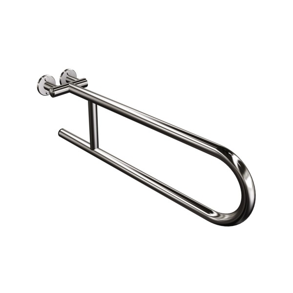 Uchwyt półokrągły Ø25 stały 60cm ANDEX Bez Barier 800CC stal nierdzewna polerowana