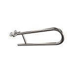 Uchwyt półokrągły Ø25 uchylny 60cm ANDEX Bez Barier 801CC stal nierdzewna polerowana