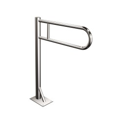 Uchwyt podłogowy stały Ø25 ANDEX Bez Barier 810CC stal nierdzewna polerowana