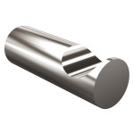 Wieszak pojedynczy z rowkiem długość 6cm ANDEX Norwegian 468SG stal nierdzewna polerowana