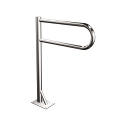 Uchwyt podłogowy Ø32 stały ANDEX Bez Barier 825CC stal nierdzewna polerowana