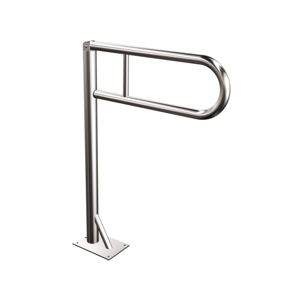 Uchwyt podłogowy Ø32 uchylny ANDEX Bez Barier 826CC stal nierdzewna polerowana