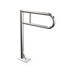 Uchwyt podłogowy Ø32 uchylny ANDEX Bez Barier 826CC stal nierdzewna polerowana