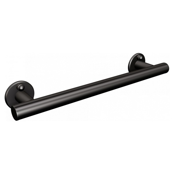 Uchwyt prosty prysznicowy 37cm Ø25 ANDEX Bez Barier 804/370NG stal nierdzewna czarny