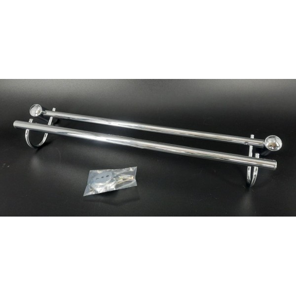 Wieszak 2-u rurkowy 50 cm ANDEX Classic 029/50/CC chrom