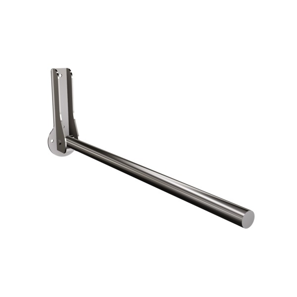 Uchwyt prosty Ø38 uchylny 85cm ANDEX Bez Barier 829CC stal nierdzewna polerowana