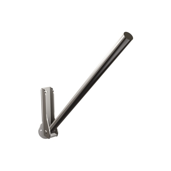 Uchwyt prosty Ø38 uchylny 85cm ANDEX Bez Barier 829CC stal nierdzewna polerowana