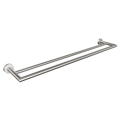 Wieszak 2-u rurkowy długość 60 cm ANDEX Norwegian 453SG stal nierdzewna polerowana