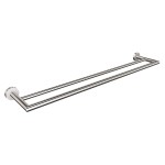 Wieszak 2-u rurkowy długość 60 cm ANDEX Norwegian 453SG stal nierdzewna polerowana