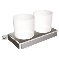 Wieszak 2-szklankowy ANDEX Technic 211SG stal nierdzewna polerowana