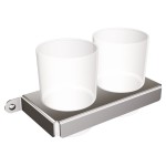 Wieszak 2-szklankowy ANDEX Technic 211SG stal nierdzewna polerowana