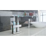 Uchwyt na dwie szczoteczki elektryczne lewy ANDEX Technic 335/L/SG stal nierdzewna polerowana