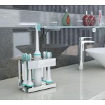 Uchwyt na szczoteczkę elektryczną i cztery końcówki ANDEX Technic 338SG stal nierdzewna polerowana