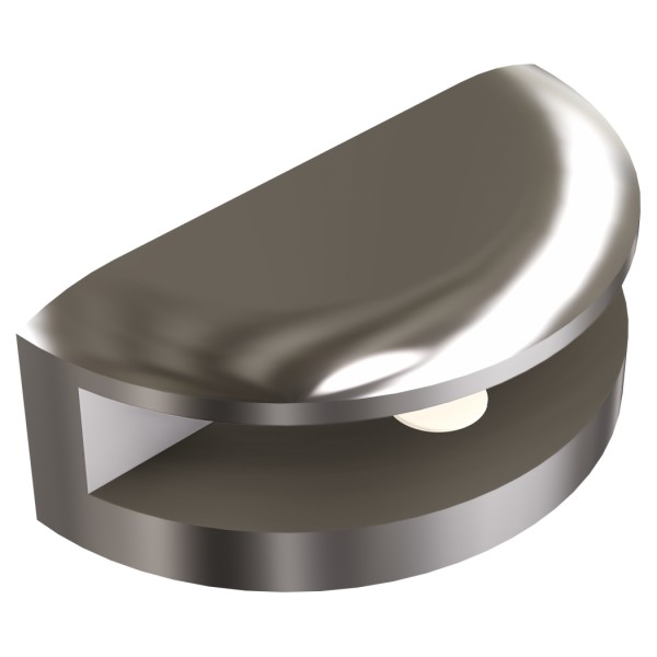 Uchwyt półki szklanej (szkło 8mm) ANDEX 061/55/CC chrom