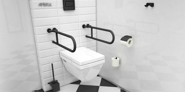 Toaleta publiczna dla niepełnosprawnych - jak ją poprawnie wyposażyć?